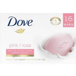 Dove Pink/Rosa Beauty Bathing Bar 113g 16 Stk