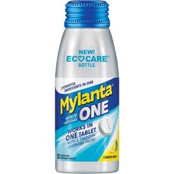 Mylanta One Antacid + Anti-Gas Eco Care Tablets, Lemon Mint