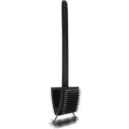 Mr. Bar-B-Q Oversized Triple Action Grill Brush Black