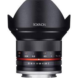 Rokinon 12mm f/2.0 NCS CS Manual Focus Lens for Fuji X Mount