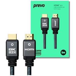 Prevo HDMI A - HDMI A M-M 2.1 5m