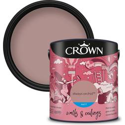 Crown Matt Emulsion Paint Always Wall Paint Always Orchid 2.5L