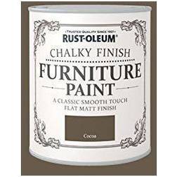 Rust-Oleum Cocoa Chalky Finish Paint 750Ml Wood Paint 0.75L