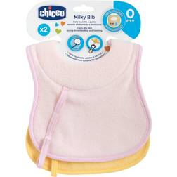 Chicco Bibs haklapp för barn som ammar 0m Girl 2 st