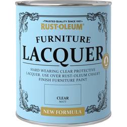 Rust-Oleum Clear Furniture Lacquer Wood Paint 0.75L