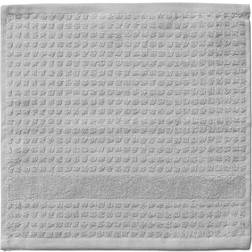 Juna Check Vaskeklud Lys Gæstehåndklæde Grå (30x30cm)