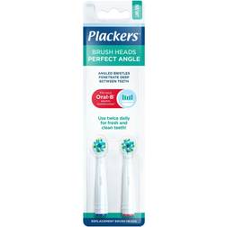 Plackers Perfect Angle Brush Heads 2 pcs