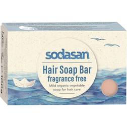 Sodasan Hair Soap Bar Fragrance Free 100