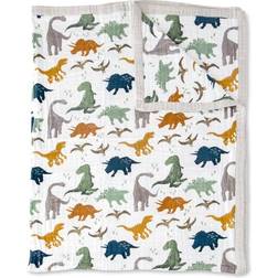 Little Unicorn Cotton Muslin Quilted Throw Dino Friends