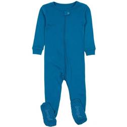 Leveret Kid's Footed Cotton Pajama Solid