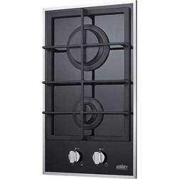 Summit GC2BGL 2-Burner Gas-On-Glass Cooktop