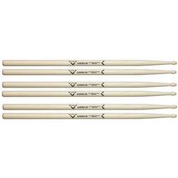 Vater Classics Drumsticks 3-pack 5A Wood Tip