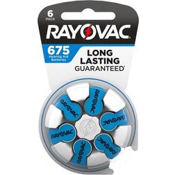 Rayovac Size 675 Hearing Aid Battery 6pk