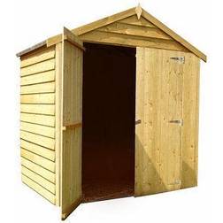 Shire 4X6 Overlap Dd Apex Shed Display (Building Area )