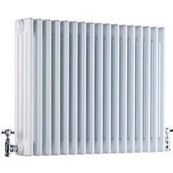 Acova White 4 Column Radiator, W628mm X H600mm