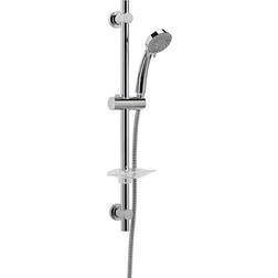 Croydex AM169341 Essentials Three Function Shower Silver, Chrome