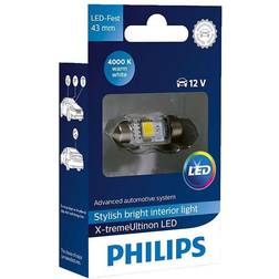 Philips 43mm x-treme ultinon led pinol 4000k 12v