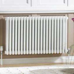 Acova White 3 Column Radiator, W628mm X H600mm