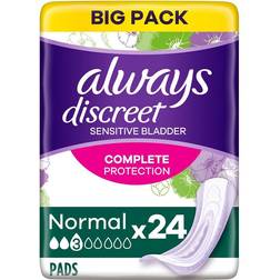 Always Discreet Complete Protection Normal 24-pack