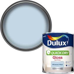 Dulux Quick Drying Gloss Paint Mineral Mist White 0.75L