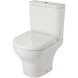 GoodHome Malo Close-Coupled Rimless Standard Toilet Set With Soft Close Seat