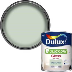 Dulux Valentine Quick Dry Gloss Green, White 0.75L