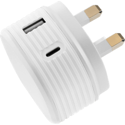 Juice Jumainpdplgusbac20ww 20w Usb-a/c Plug White