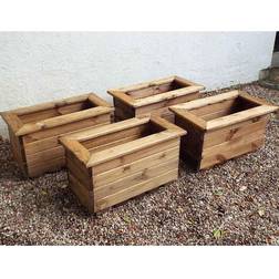 Charles Taylor Charles Taylor Small Trough Planter Set of 4, none