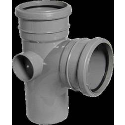 FloPlast FloPlast 110mm Soil Pipe Branch Double Socket/Spigot 92.5Â°