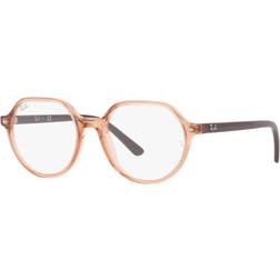 Ray-Ban Jr RB9095V Thalia Unisex Square Transparent Brown