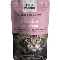 Four Friends Kitten Chicken Gravy Pouch 85