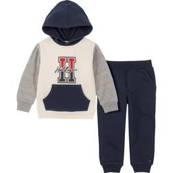 Tommy Hilfiger Little Boy's 2-Piece Logo Hoodie & Joggers Set