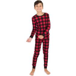 Leveret Kids Checkered 2pc. Pajama Set