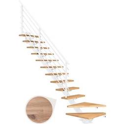Dolle Sydney Kvartsvingstrappe Hvid 9016-PURE 222-270 cm