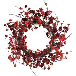 Nearly Natural Floral Red Plum Blossom