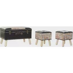 Dkd Home Decor - Sittpall 40cm 3st