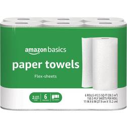 Amazon Basics Paper Towels Flex Sheets 12-pack