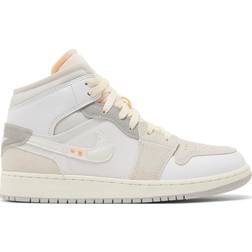 Nike Air Jordan 1 Mid SE Craft GS - White/Neutral Grey/Montreal Grey/Phantom