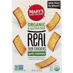 Mary's Gone Crackers Organic Real Thin Gluten Free Garlic Rosemary