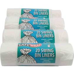 Safewrap Swing Bin Liners 50L Pack