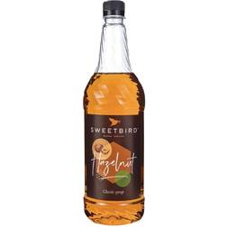 Sweetbird Hazelnut Coffee Syrup 1-LITRE Plastic Single