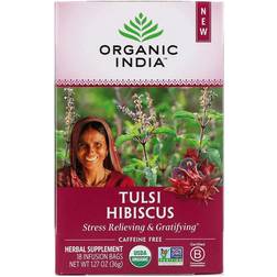 Organic India Tulsi Hibiscus Tea 18 Bags