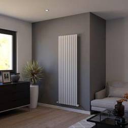 Ximax Fortuna White Vertical Designer Radiator, W590mm X H1800mm