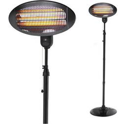 Edm Quartz Heater 07091 Black 2000 W