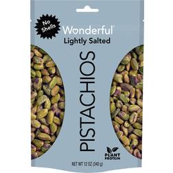 Wonderful Lightly Salted No Shells Pistachios 12oz 1