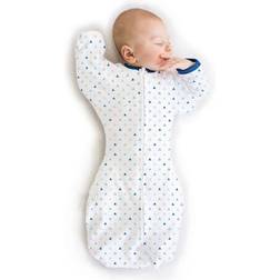 Swaddle Designs Transitional Sack Blue Traingles L