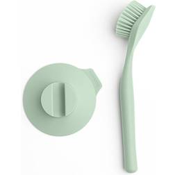 Brabantia Diskborste med sugkoppshållare, Jade Green