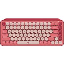 Logitech POP Keys Compacto Duradero Rosa