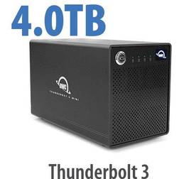 4.0TB OWC ThunderBay 4 mini RAID 5 Four-Drive 7200RPM HDD External Thunderbolt 3 Storage Solution