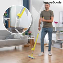 InnovaGoods 2-i-1 Dust Mop-gulv moppe selvvridende svamp Wringop